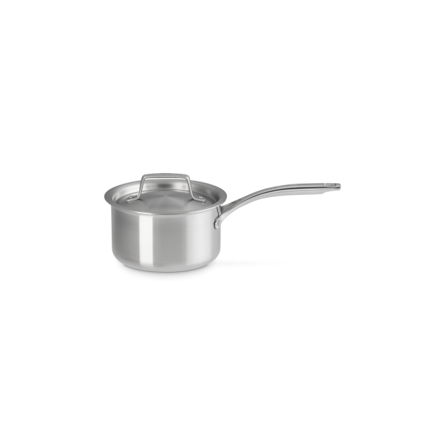 Casserole Inox avec Couvercle 16 cm Essentiel Le Creuset