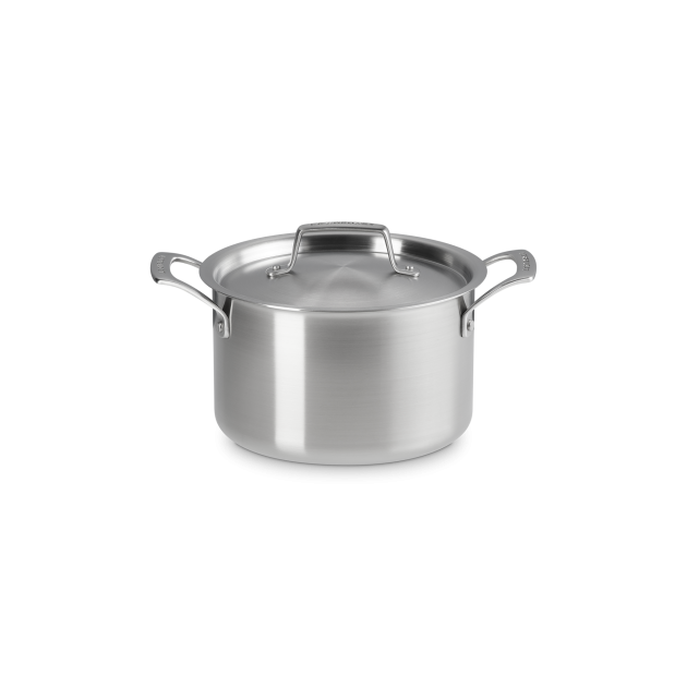 Faitout Inox avec Couvercle 20 cm Essentiel Le Creuset