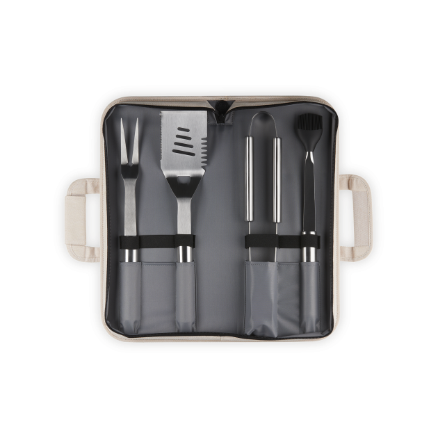 Set 4 Accessoires pour Barbecue et Housse Barbecue Le Creuset