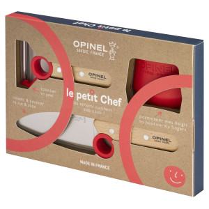Coffret Le Petit Chef Rouge Opinel Coffret Le Petit Chef Rouge Opinel