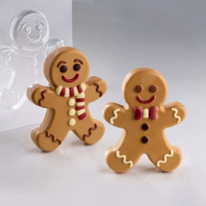 Moule Chocolat Pain d'Épices 12,8 x 16 x H 4 cm (x2) Pavoni