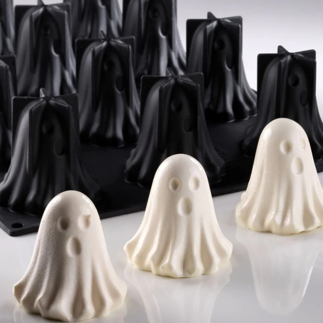 Moule Silicone Fantôme 7 x H 7 cm (x12) Pavoflex