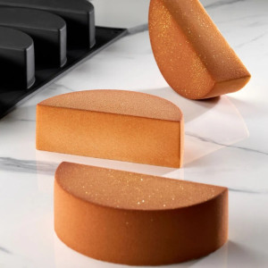 Moule Silicone Demi-Lune 12,6 x 6,3 x H 4 cm (x10) Pavoflex