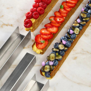 Kit Moule à Tarte avec Tube 38 x 3,3 cm Pavoni Kit Moule à Tarte avec Tube 38 x 3,3 cm Pavoni