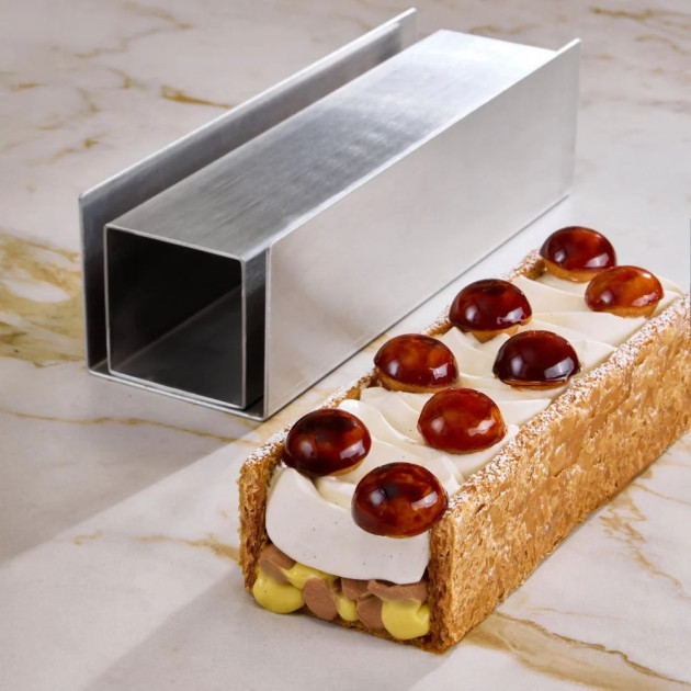 Kit Moule à Tarte avec Tube 25 x 7,6 cm Pavoni