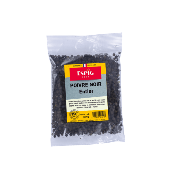 Poivre Noir Entier 1 kg Espig Poivre Noir Entier 1 kg Espig