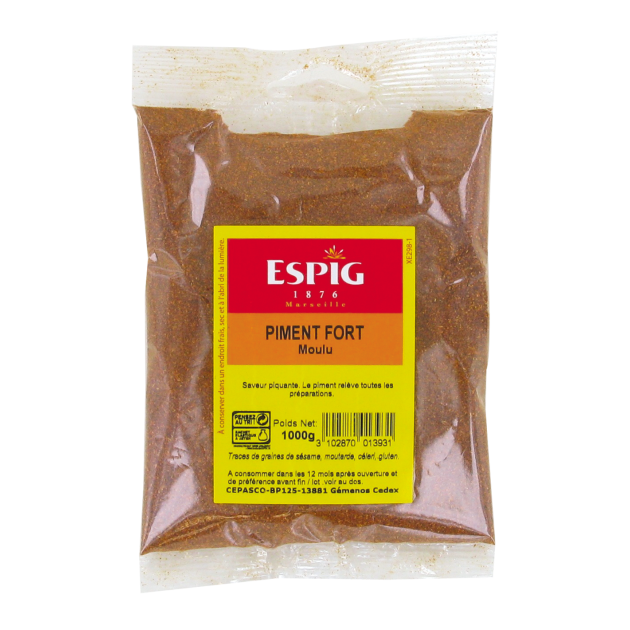 Piment Fort Rouge en Poudre 1 kg Espig