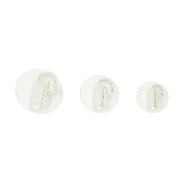 Emporte-Pièce avec Poussoir Sucre d'Orge (x3) Wilton