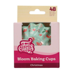 Caissettes Cupcakes Bloom Noël (x48) Funcakes