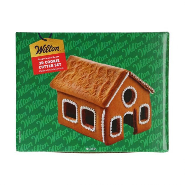 Emporte-Pièces Inox Maison Pain d'Épices (x10) Wilton