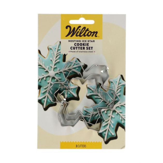 Emporte-Pièces Inox Étoile de Glace (x3) Wilton