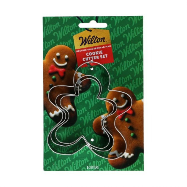 Emporte-Pièces Inox Bonhomme Pain d'Épices (x3) Wilton