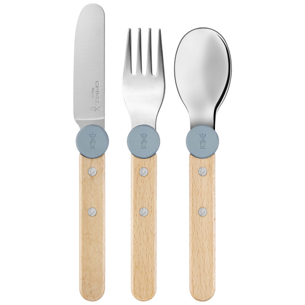 Coffret Le Petit Gourmet Bleu Pluie Opinel
