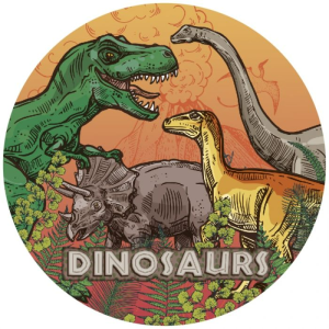 Disques Azyme Dinosaure 21 cm Modecor (x12) Disques Azyme Dinosaure 21 cm Modecor (x12)