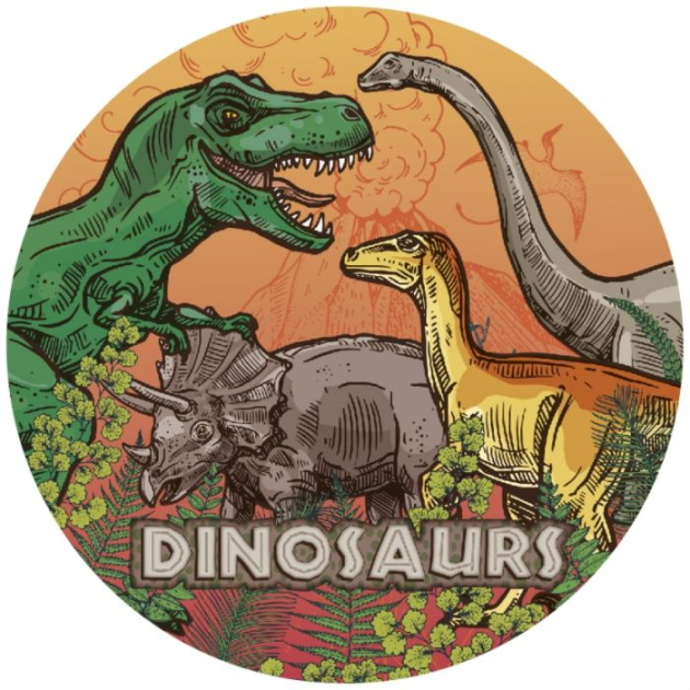 Disques Azyme Dinosaure 21 cm Modecor (x12)