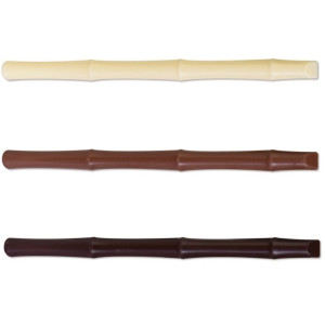 Assortiment Décors en Chocolat Bambou Modecor (x144) Assortiment Décors en Chocolat Bambou Modecor (x144)
