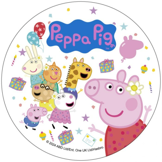 Disques Azyme Peppa Pig 21 cm Modecor (x12)