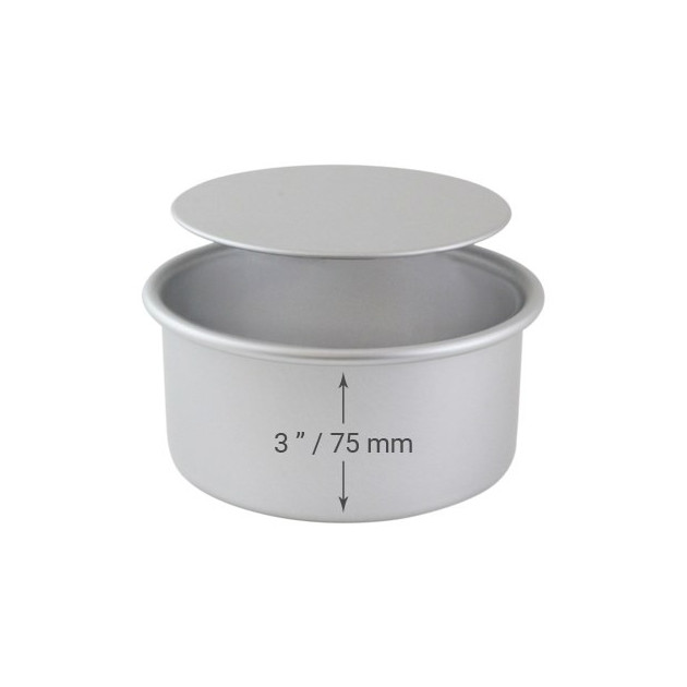 Moule à Gâteau Rond Fond Amovible Ø 25,4 x H 7,5 cm PME