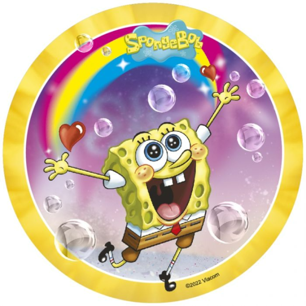 Disque Azyme Bob l’Eponge 21 cm Modecor (x12)