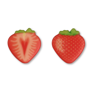 Décors Chocolat Blanc 2 Fraises Modecor (x120) Décors Chocolat Blanc 2 Fraises Modecor (x120)