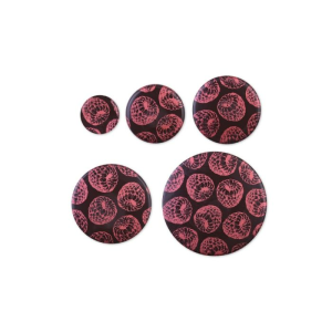 Kit Décors Chocolat Noir Framboise 5 Tailles Modecor (x20) Kit Décors Chocolat Noir Framboise 5 Tailles Modecor (x20)