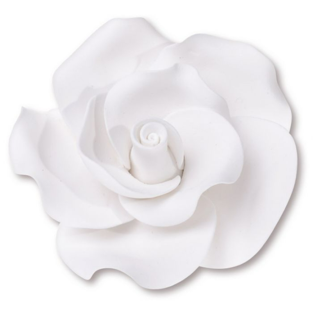 Assortiment Roses en Sucre Blanches Modecor (x17)