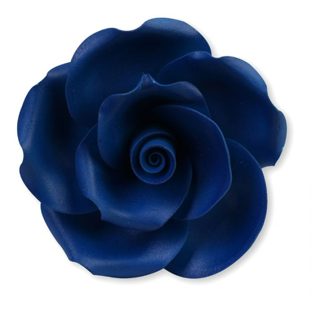 Assortiment Roses en Sucre Bleues Modecor (x17)