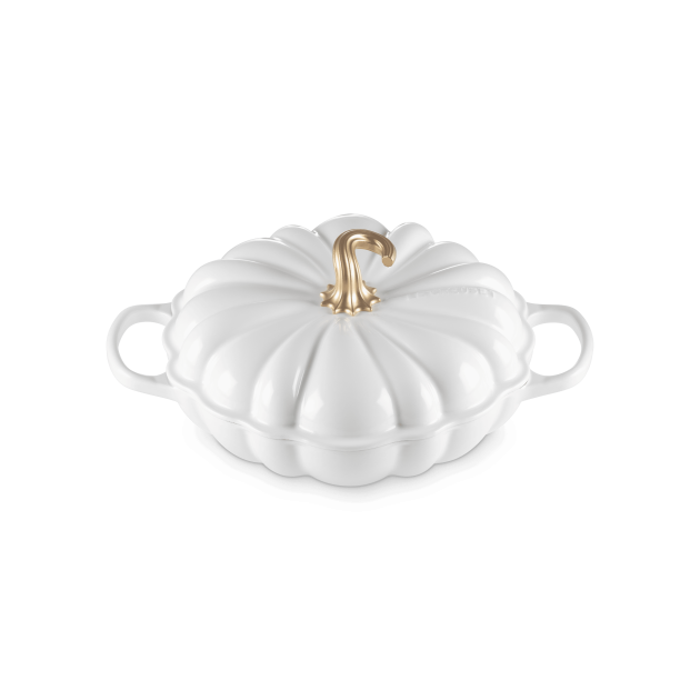 Faitout en Fonte Citrouille 28 cm Blanc Le Creuset