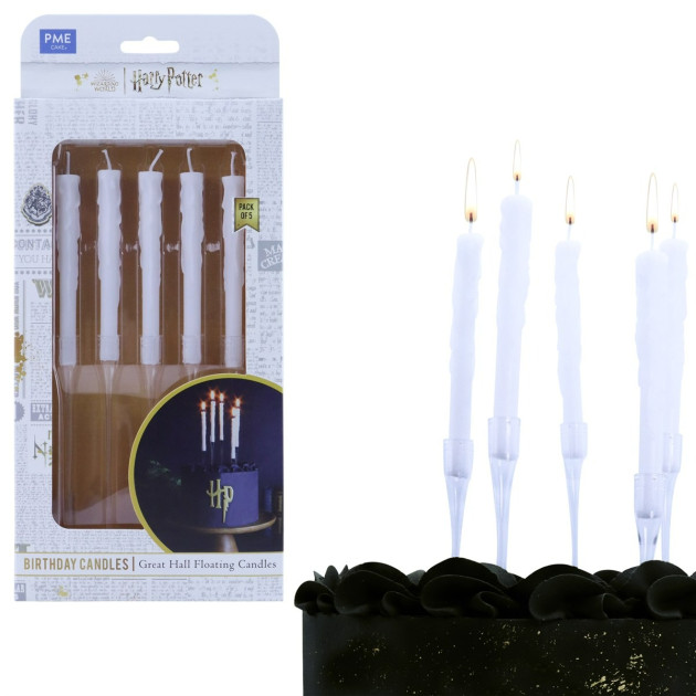 Bougie Anniversaire Effet Bougies Suspendues Harry Potter PME (x5)