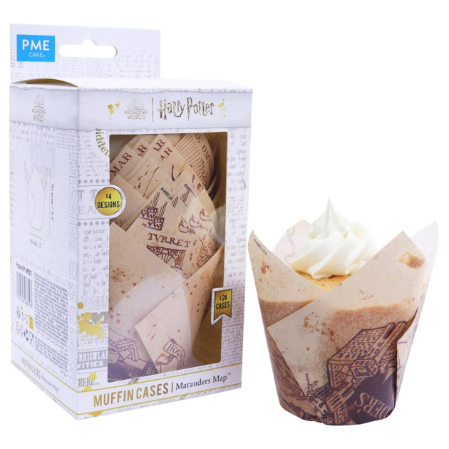 Caissettes Cupcakes Carte du Maraudeur PME (x24)