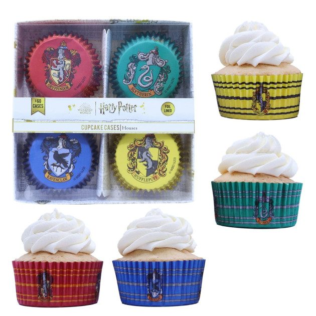 Caissettes Cupcakes Maisons de Poudlard Harry Potter PME (x60)