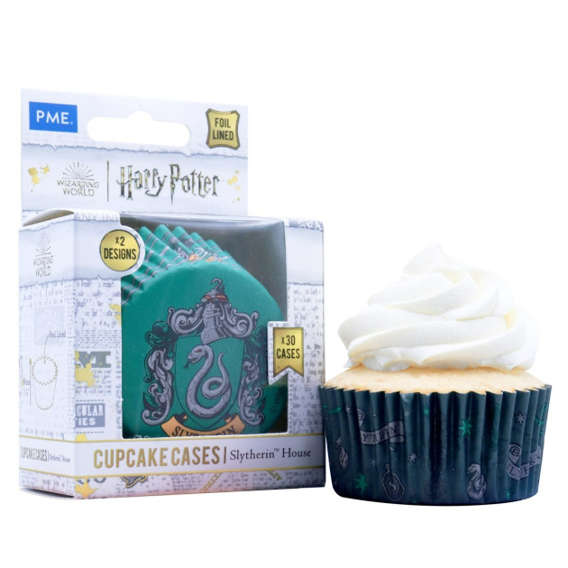 Caissettes Cupcakes Serpentard Harry Potter PME (x30)