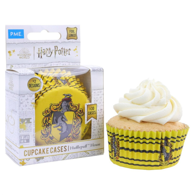 Caissettes Cupcakes Poufsouffle Harry Potter PME (x30)