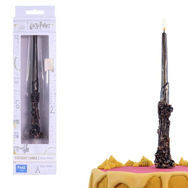 Bougie Anniversaire Baguette Harry Potter PME