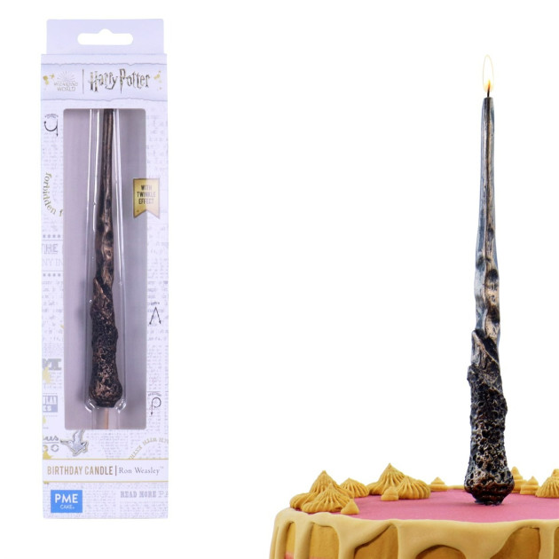 Bougie Anniversaire Baguette Ron Weasley PME