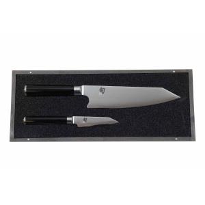 Set Couteau d'Office Kiritsuke et Couteau Kiritsuke Shun Classic Damas Kai Set Couteau d'Office Kiritsuke et Couteau Kiritsuke Shun Classic Damas Kai
