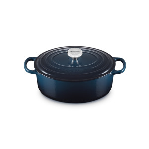 Cocotte en Fonte Ovale 29 cm Nuit Le Creuset Signature
