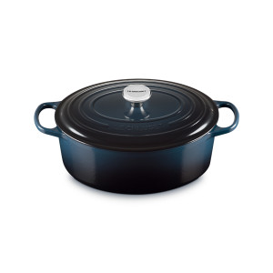 Cocotte en Fonte Ovale 31 cm Nuit Le Creuset Signature