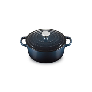 Cocotte en Fonte Ronde 20 cm Nuit Le Creuset Signature