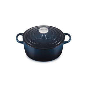 Cocotte en Fonte Ronde 24 cm Nuit Le Creuset Signature