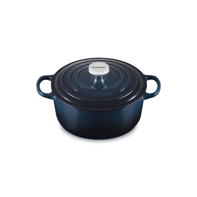 Cocotte en Fonte Ronde 24 cm Nuit Le Creuset Signature Cocotte en Fonte Ronde 24 cm Nuit Le Creuset Signature