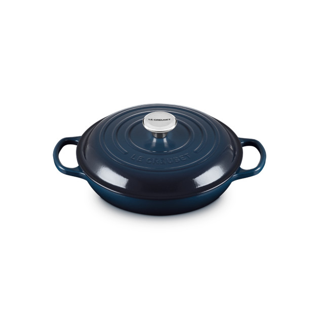 Faitout Nuit en Fonte avec Intérieur Sable 26 cm Le Creuset Signature Faitout Nuit en Fonte avec Intérieur Sable 26 cm Le Creuset Signature