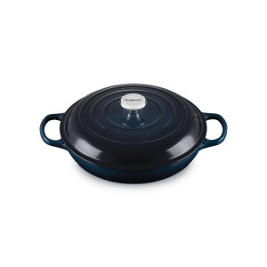 Faitout Nuit en Fonte avec Intérieur Sable 30 cm Le Creuset Signature Faitout Nuit en Fonte avec Intérieur Sable 30 cm Le Creuset Signature