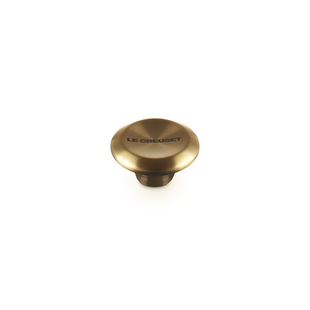 Bouton Cocotte Doré Ø 5,7 cm Signature Le Creuset Bouton Cocotte Doré Ø 5,7 cm Signature Le Creuset