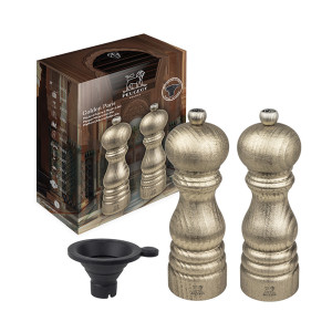 Coffret Moulin à Poivre et Sel Golden Paris Peugeot