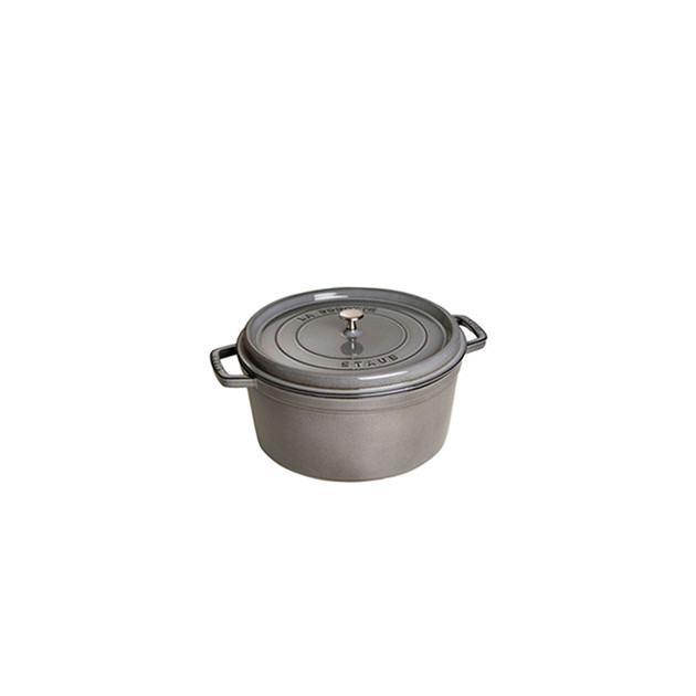 STAUB Cocotte Fonte Ronde 12 cm Gris Graphite 0.4 L