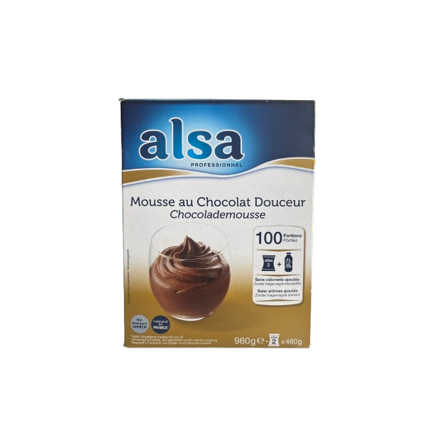 Mousse au Chocolat Alsa 960 g