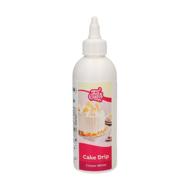 Glaçage Cake Drip Blanc 180 g Funcakes Glaçage Cake Drip Blanc 180 g Funcakes