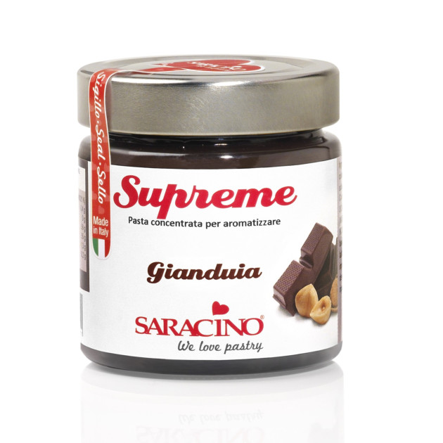Pâte Aromatisante Concentrée Gianduja 200 g Saracino