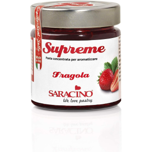 Pâte Aromatisante Concentrée Fraise 200 g Saracino